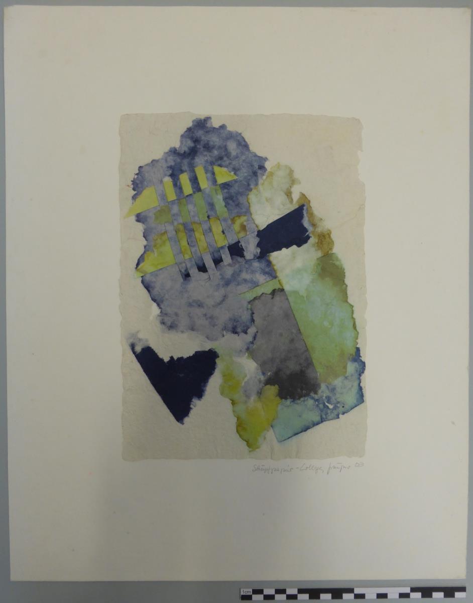 Schöpfpapiercollage I