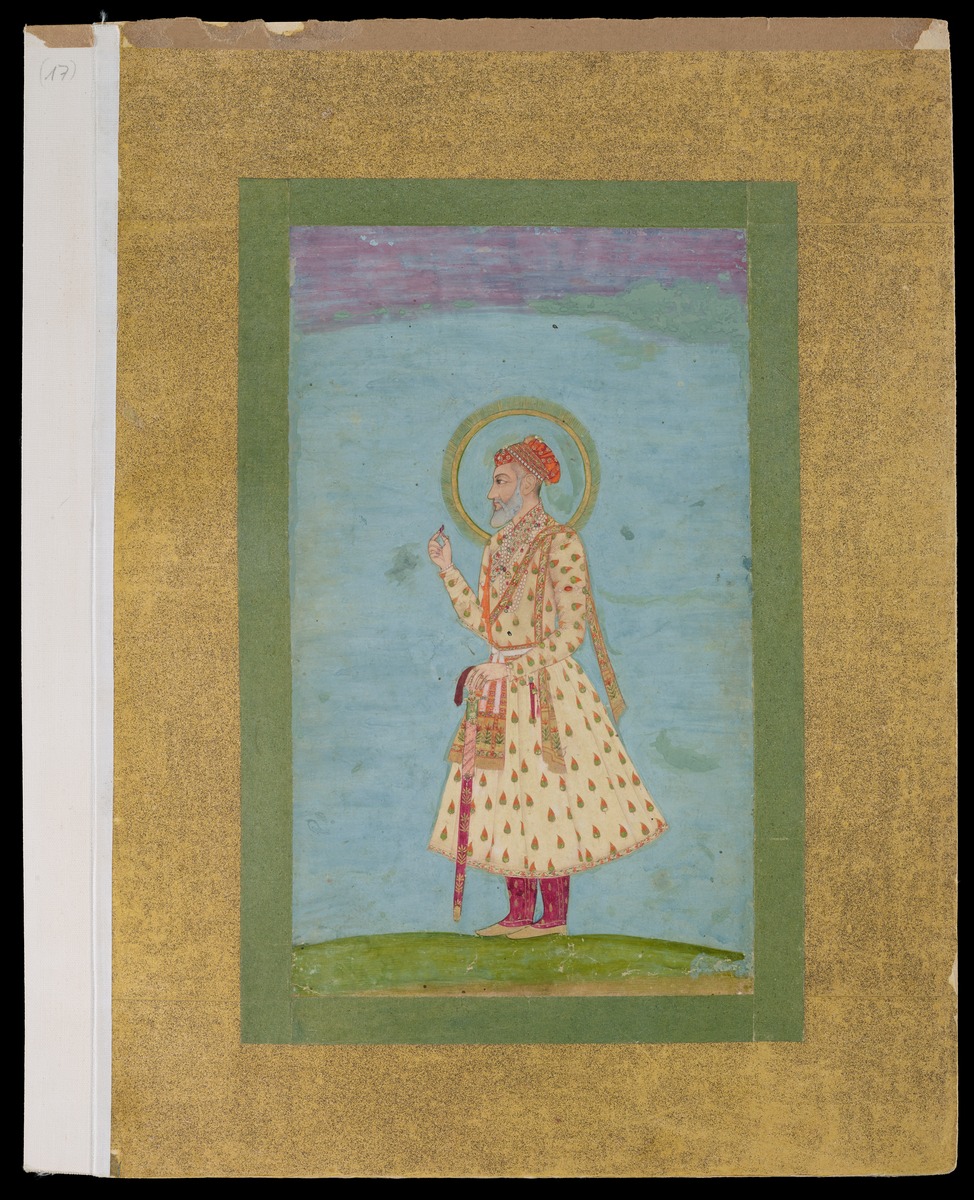 Porträt von ʿAzam Shah (reg. März 1707– Juni 1707)