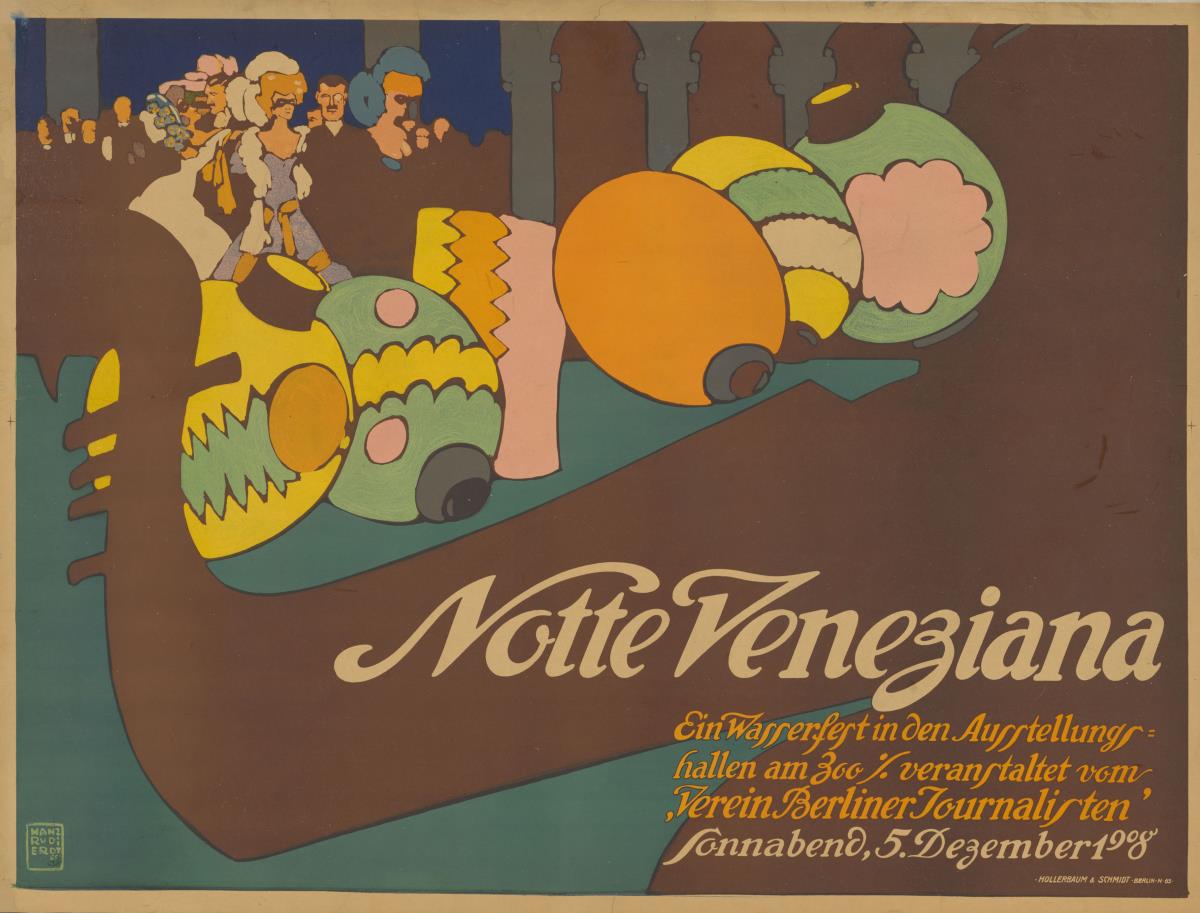 Notte Veneziana Wasserfest Berliner Journalisten in den Ausstellungshallen am Zoo