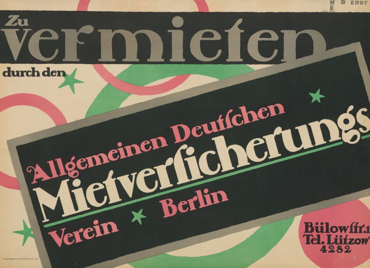 Zu vermieten durch den Allgemeinen Deutschen Mietversicherungsverein