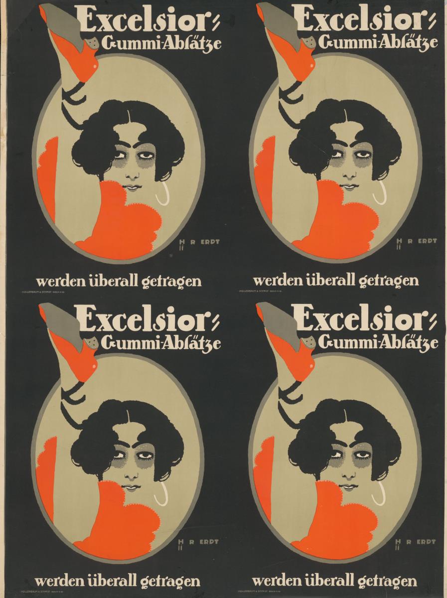 Excelsior Gummi-Absätze werden überall getragen