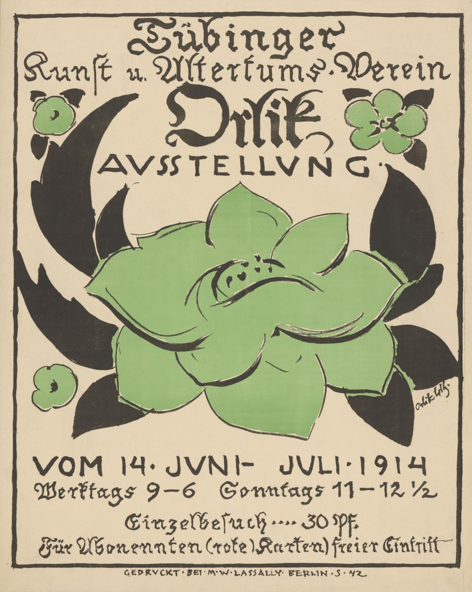 Tübinger Kunst und  Altertumsverein Orlik Ausstellung