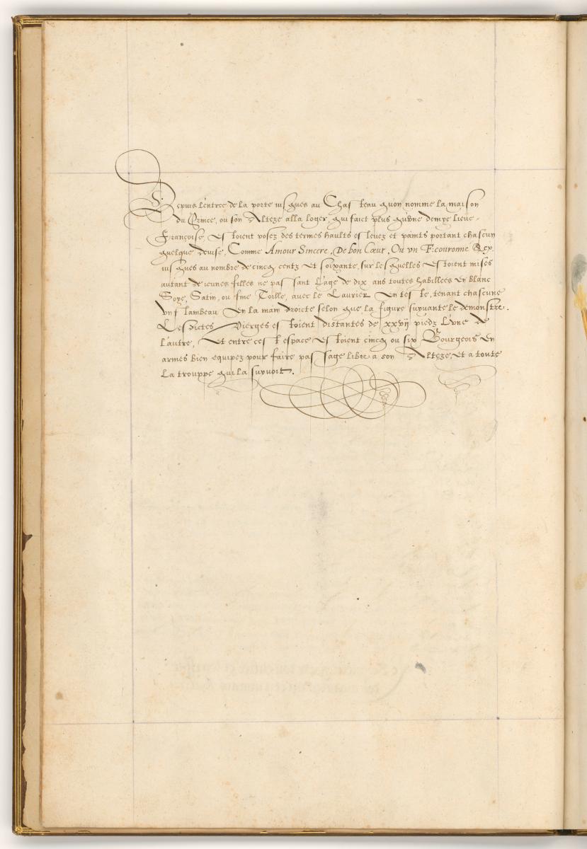 Textseite. in: Einzug des Herzogs von Anjou in Gent am 20. August 1582