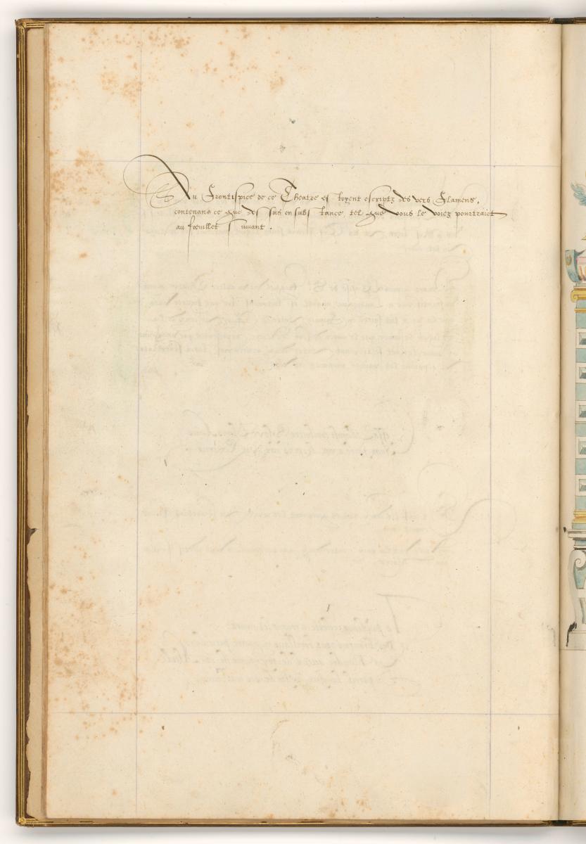 Textseite. in: Einzug des Herzogs von Anjou in Gent am 20. August 1582