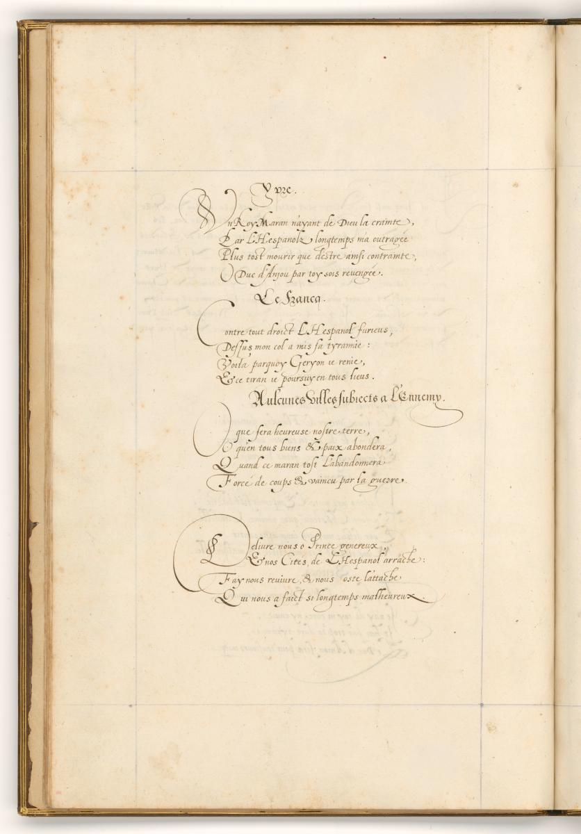 Textseite. in: Einzug des Herzogs von Anjou in Gent am 20. August 1582