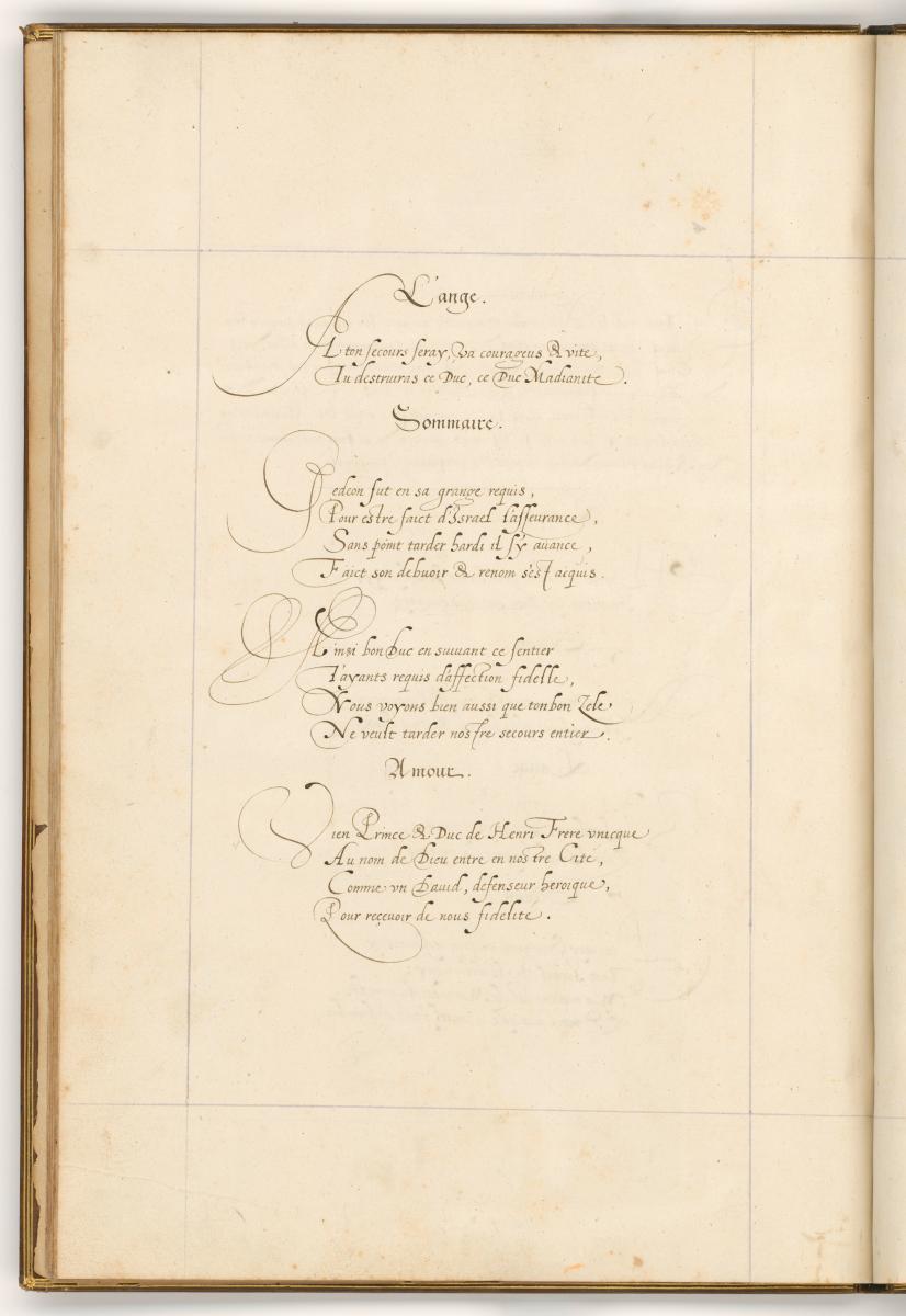 Textseite. in: Einzug des Herzogs von Anjou in Gent am 20. August 1582