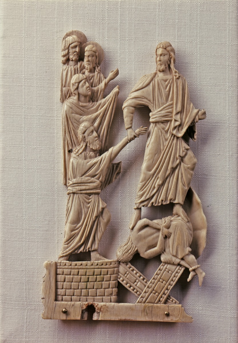 Relieftafel mit der Höllenfahrt Christi, Fragment