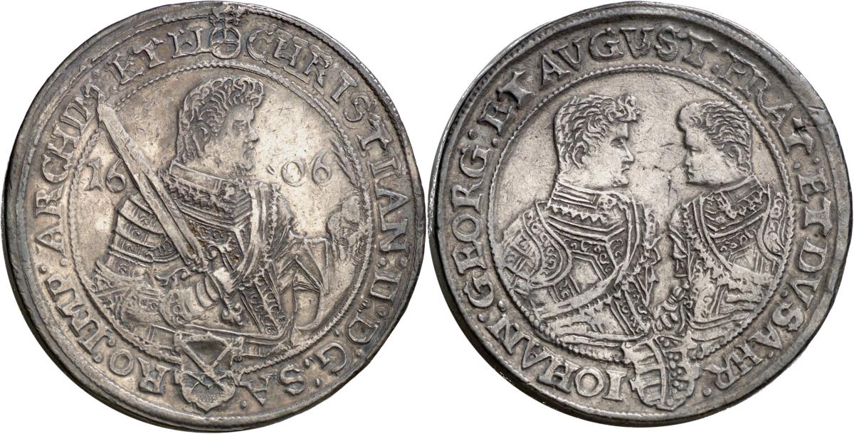 Sachsen: Christian II., Johann Georg und August