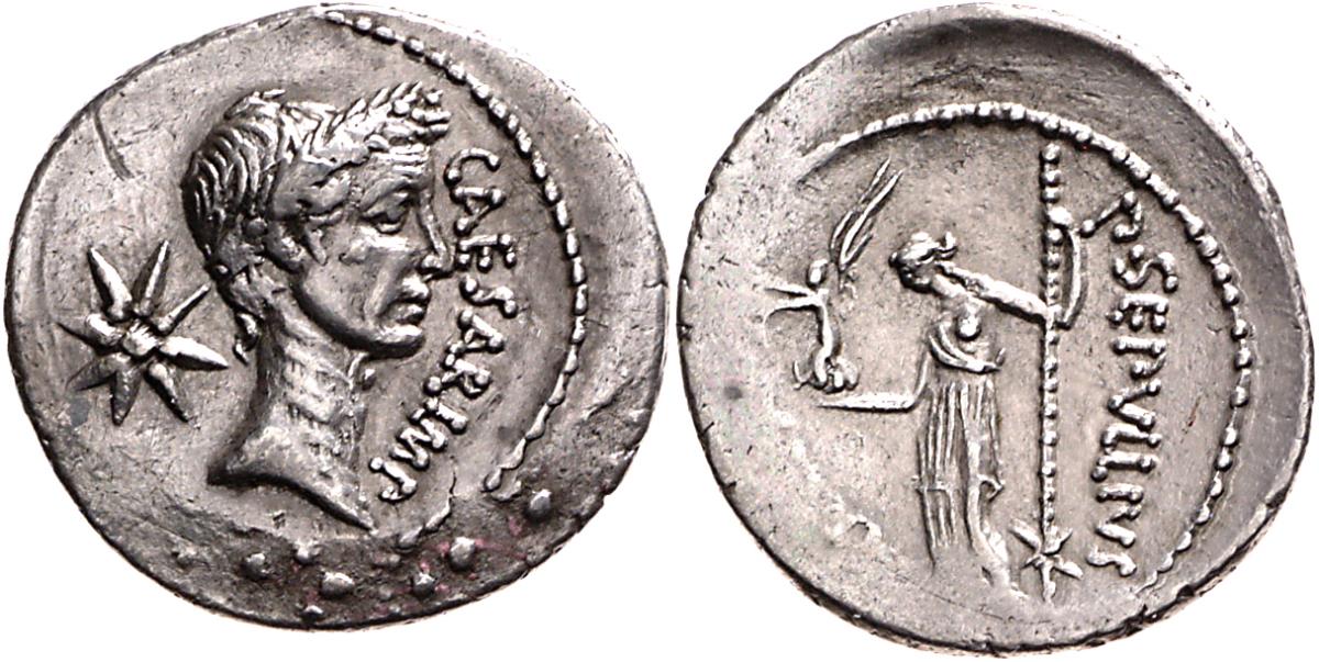 Röm. Republik: C. Iulius Caesar und P. Sepullius Macer