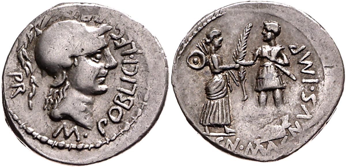 Röm. Republik: Cn. Pompeius Magnus und M. Poblicius