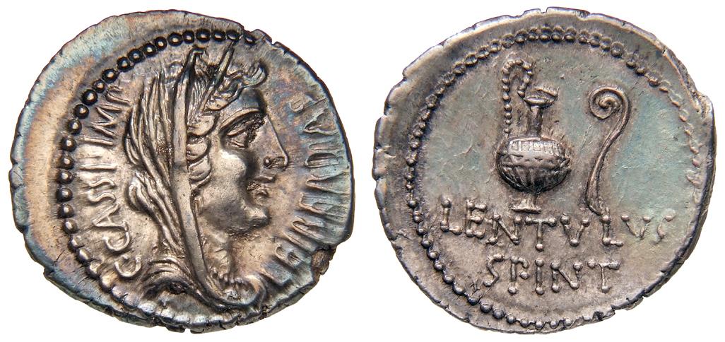 Röm. Republik: C. Cassius Longinus und P. Cornelius Lentulus Spinther