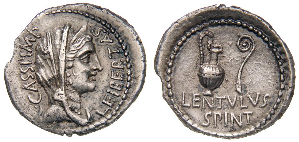 Röm. Republik: C. Cassius Longinus und P. Cornelius Lentulus Spinther