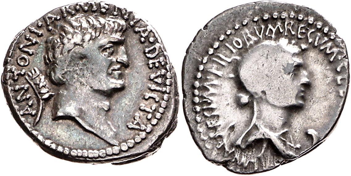 Röm. Republik: M. Antonius und Kleopatra VII.