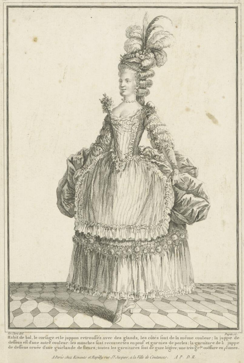 Gallerie des Modes et du Costume Français: Habit de bal. L.66