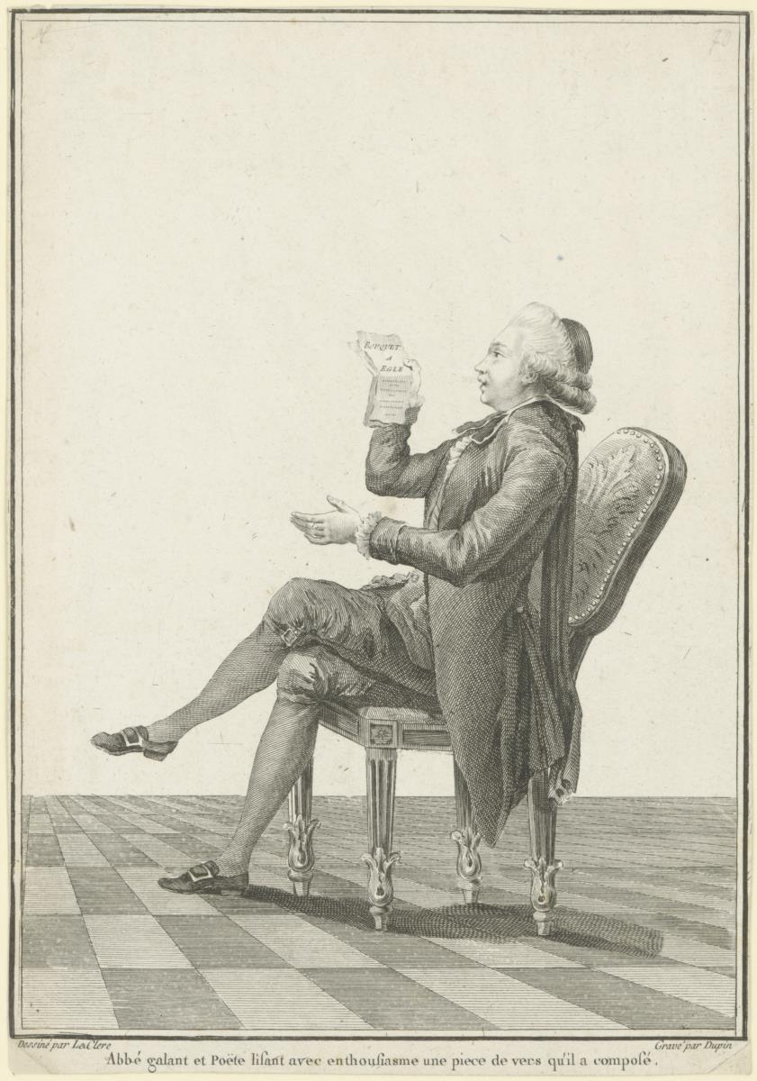 Gallerie des Modes et du Costume Français: Abbé galant. M.70