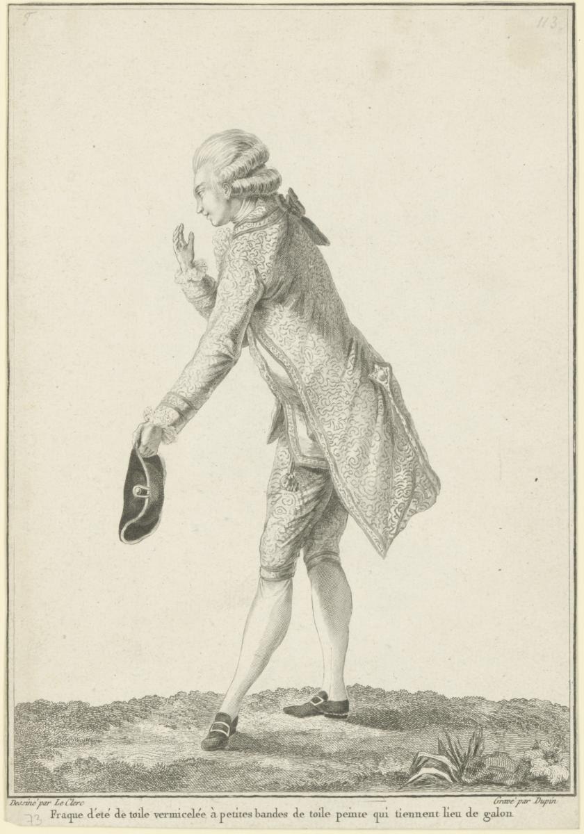 Gallerie des Modes et du Costume Français: Fraque d'été. T.113