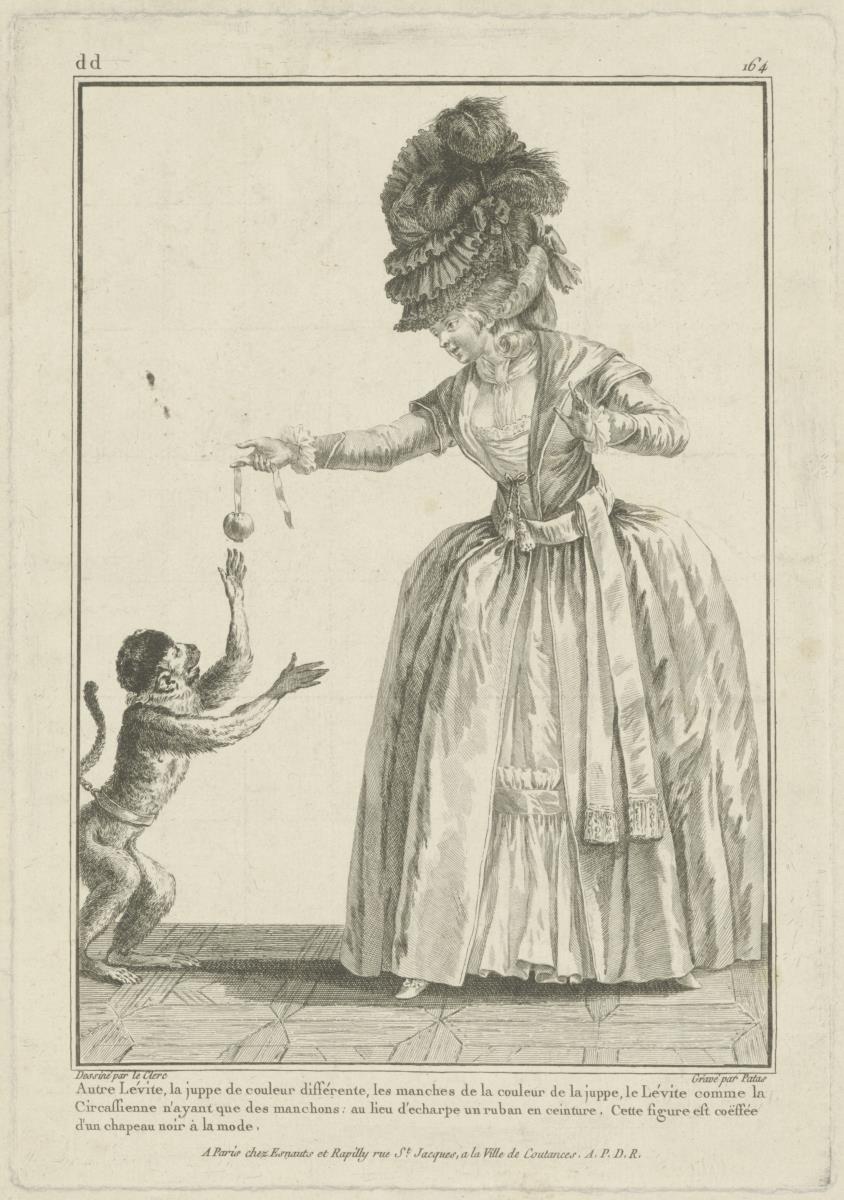 Gallerie des Modes et du Costume Français: Autre Robe à la Lévite. dd.164