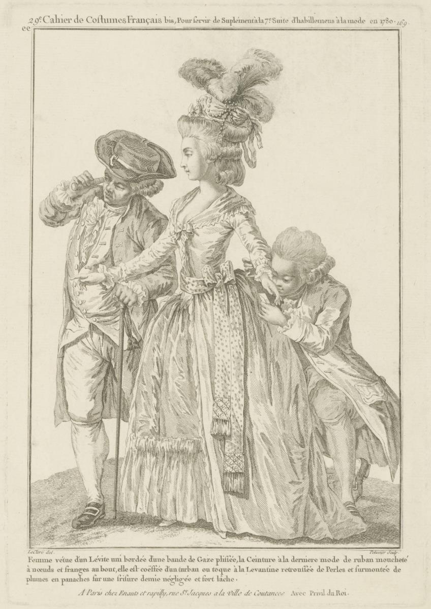 Gallerie des Modes et du Costume Français: Femme vêtue d'un Lévite. ee.169