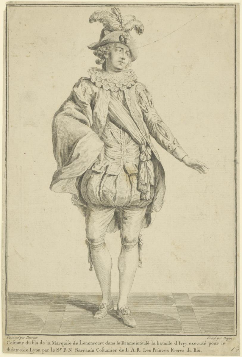 Gallerie des Modes et du Costume Français: Costume de fils de la Marquise de Lenoncourt. S.104