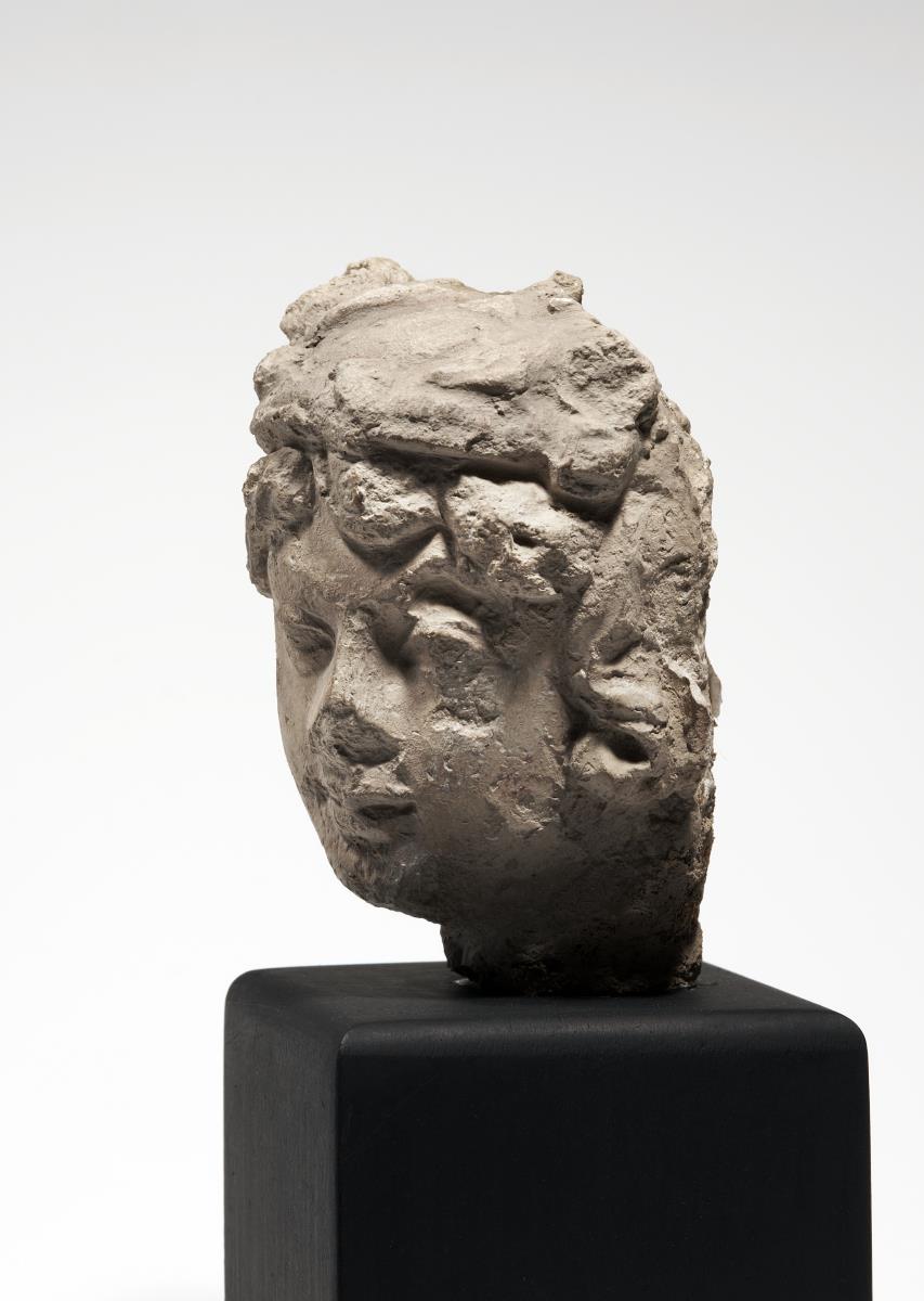 Kopf eines Mannes mit Haarreif/Turban (?)
