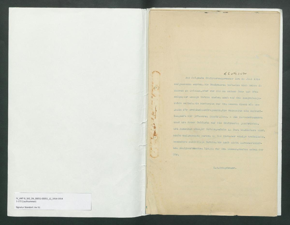 Samos-Skulpturen (in Samos) 1914