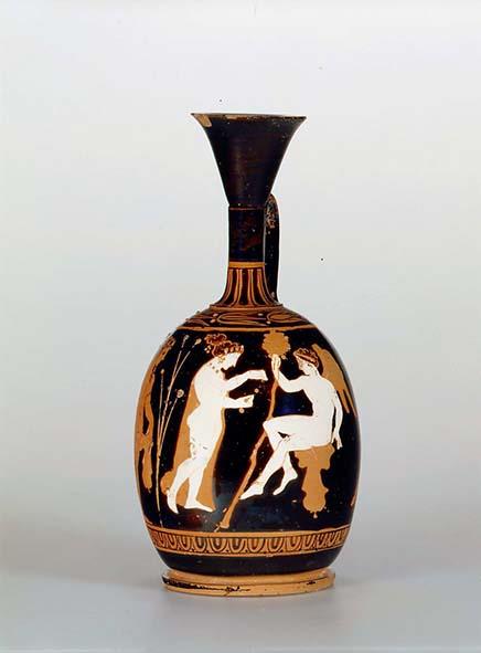 Attisch rotfigurige Bauchlekythos