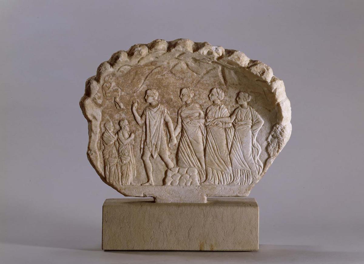 Weihrelief an die Nymphen