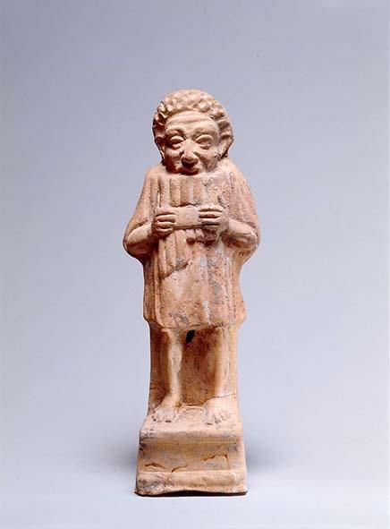 Statuette: Hirte als Syrinx-Spieler
