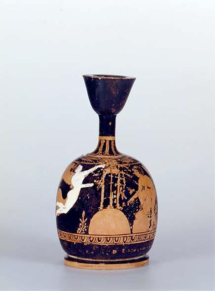 Attisch rotfigurige Bauchlekythos