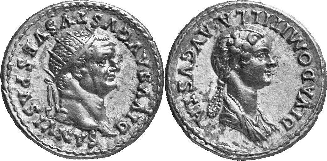 Divus Vespasianus und Diva Domitilla