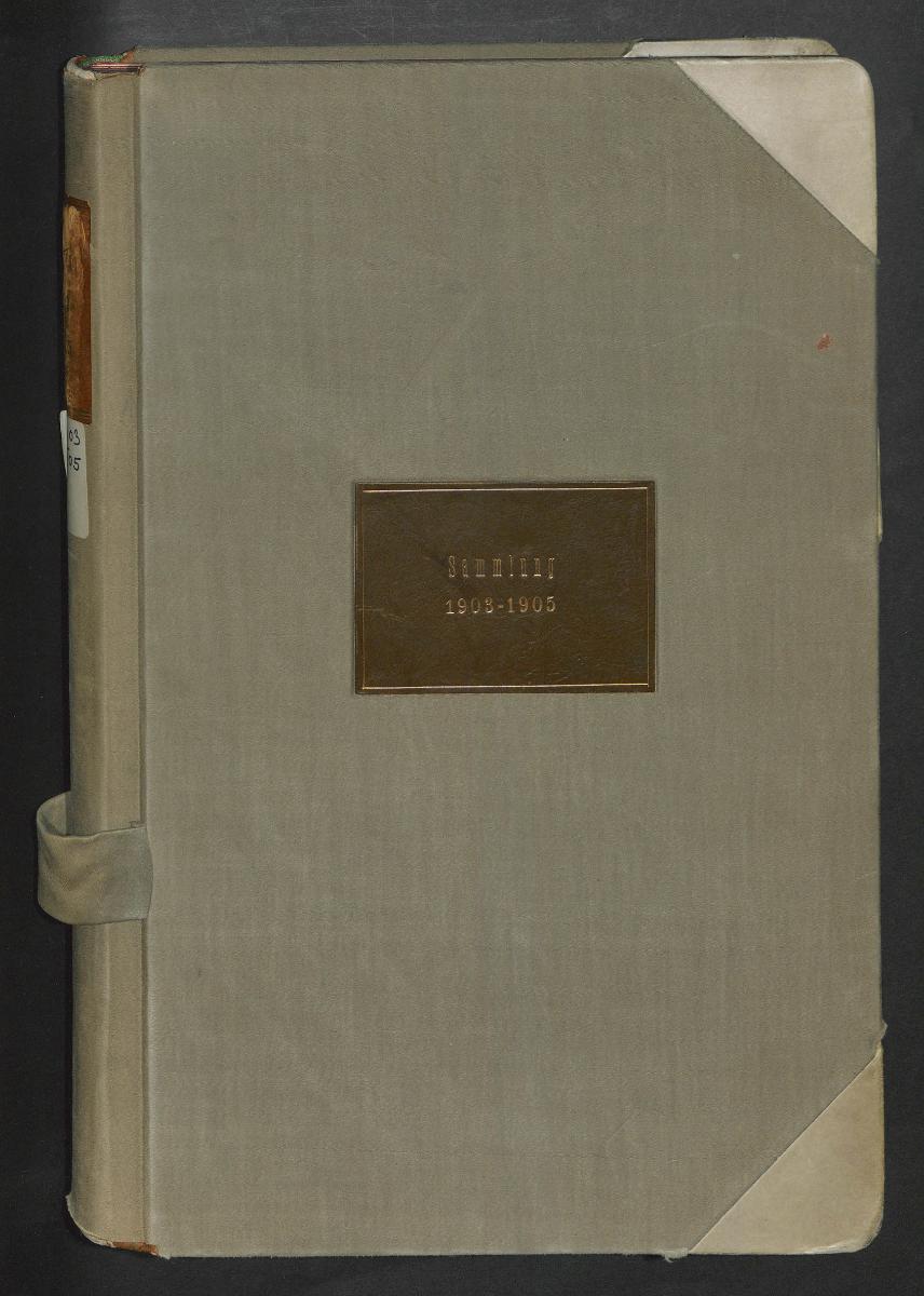 Königliches KunstgewerbeMuseum. Sammlung. Liste der Ankäufe und Geschenke 1903.