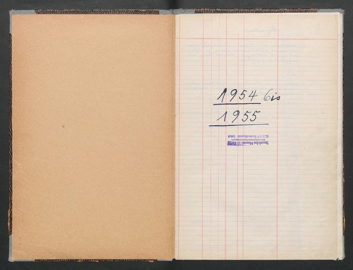 1954 bis 1961 Staatliche Museen zu Berlin Kunstgewerbemuseum DDR-117 Berlin Köpenick Schloß
