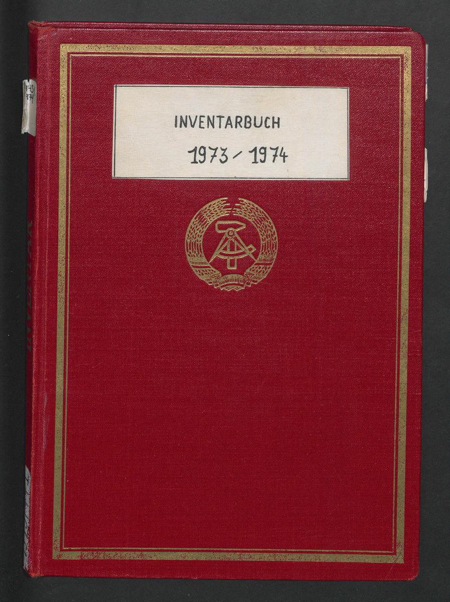 Inventar des Kunstgewerbemuseums der Staatlichen Museen zu Berlin - Schloß Köpenick [1973-1974]