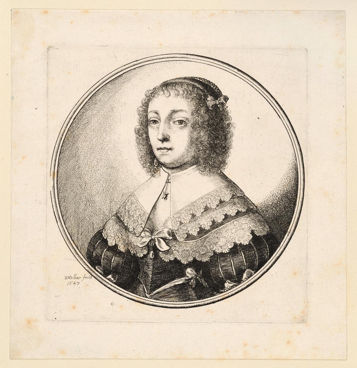 Die Dame mit Schleifen im Haar