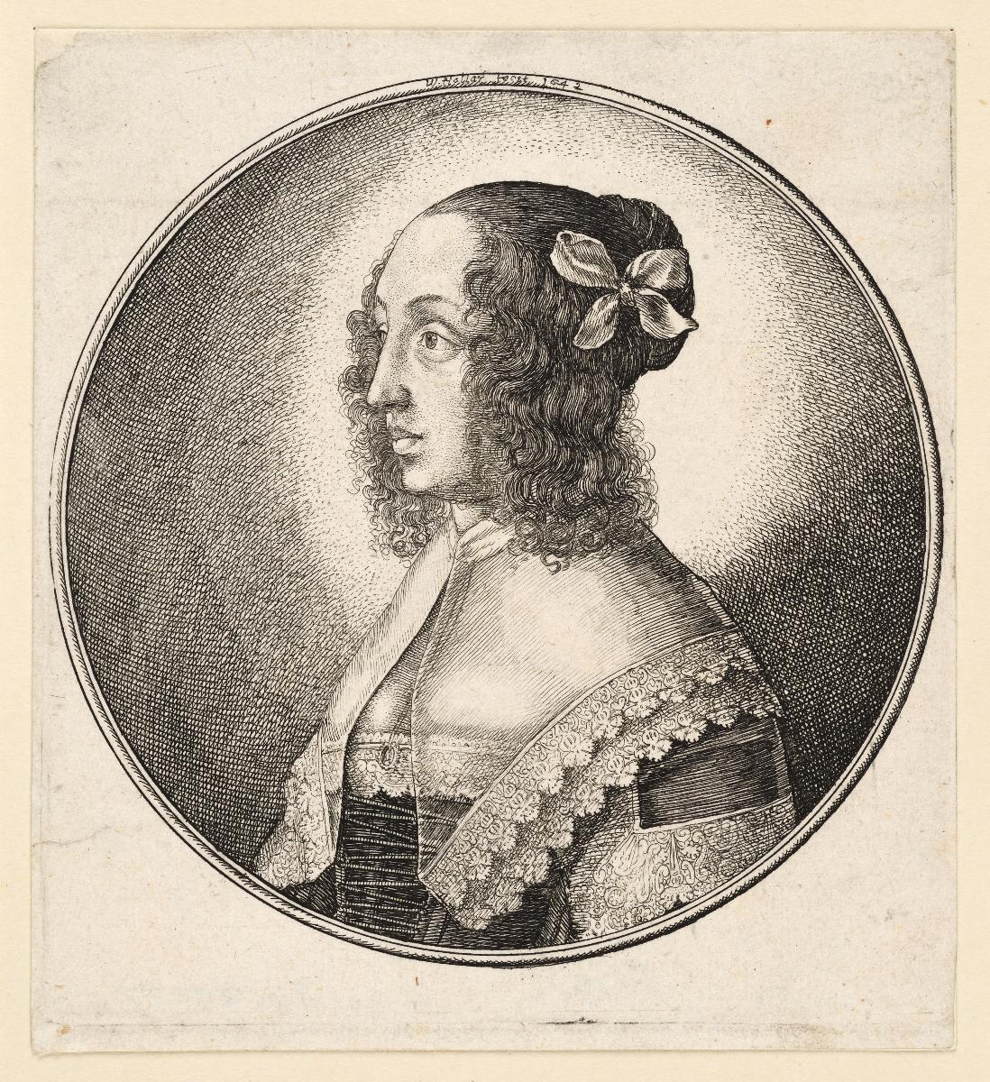 Die Dame mit der Schleife im Haar