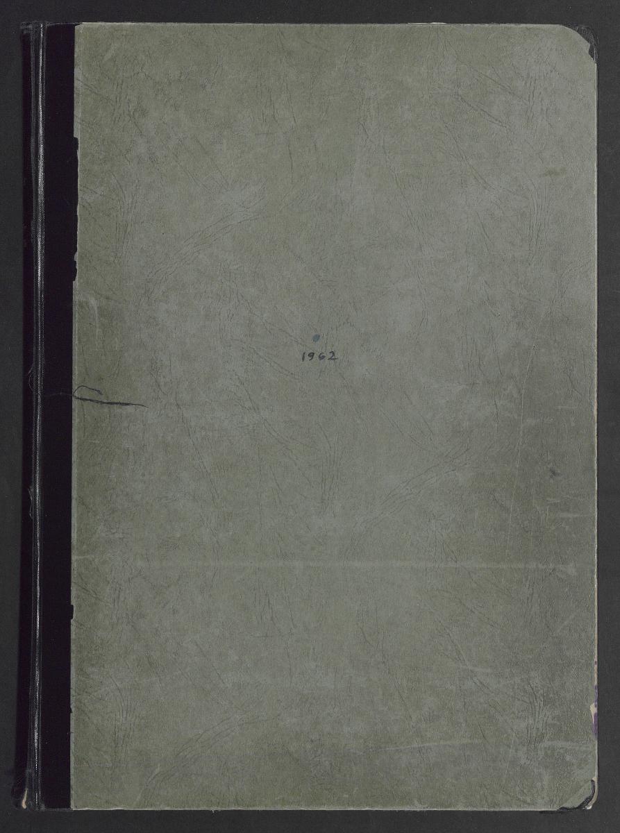 Inventar für Sammlungen und Kunstwerke des Kunstgewerbe-Museums Begonnen Januar 1962 Beendet Dezember 1972