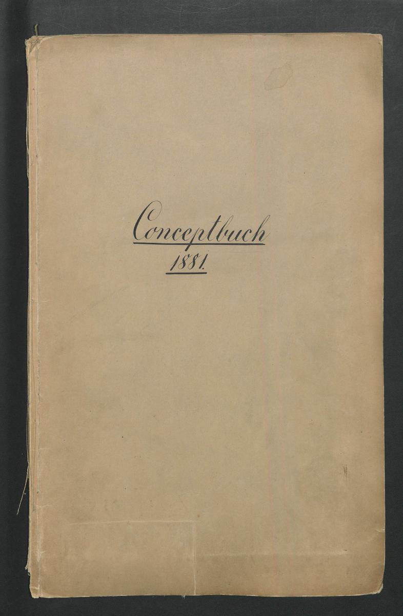 Conceptbuch 1881