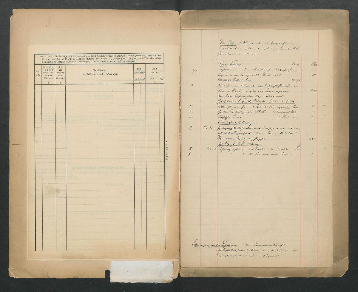 Kunstgewerbe - Museum zu Berlin. Stoffsammlung. Conceptbuch. Aufnahmen von Stoffen & Stickereien. 1883 1885.