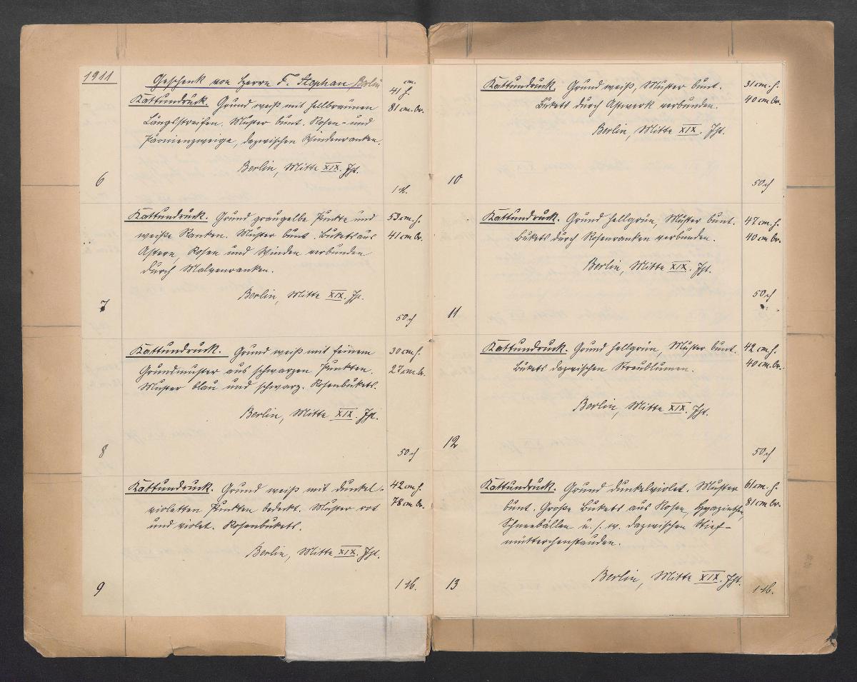 Conceptbuch 1911.-1912.-1913.-1914.-1915.