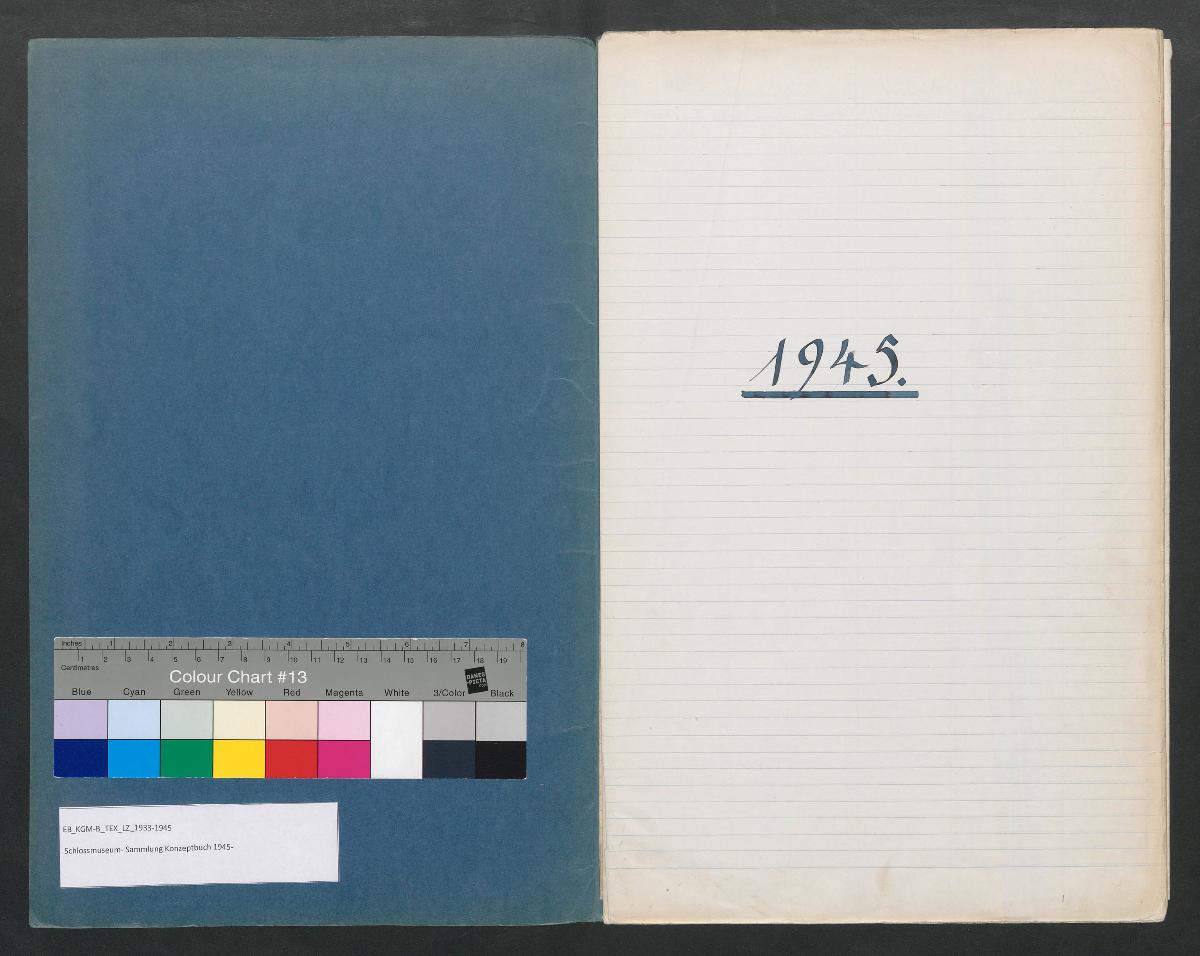 Schlossmuseum- Sammlung Konzeptbuch 1945-