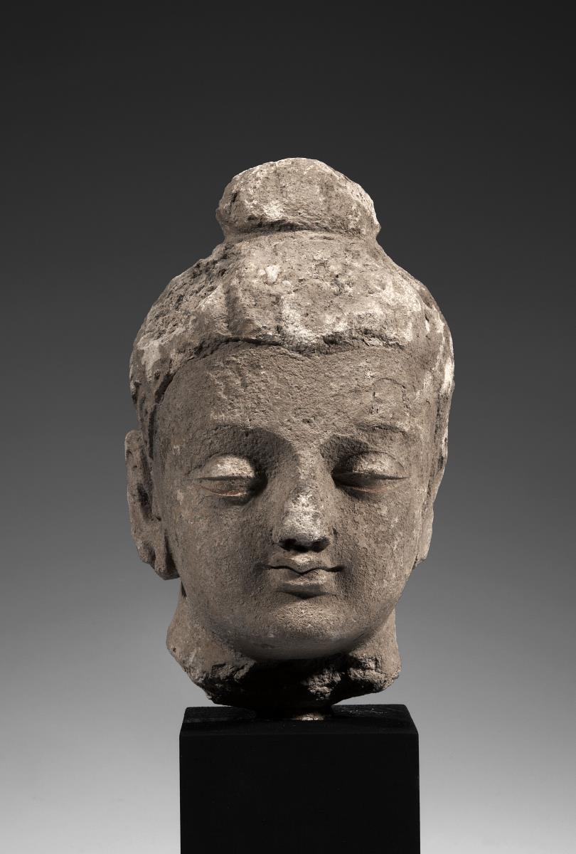 Kopf eines Buddha