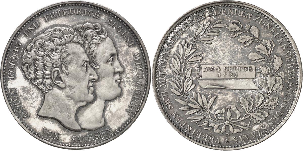 Sachsen: Anton und Friedrich August