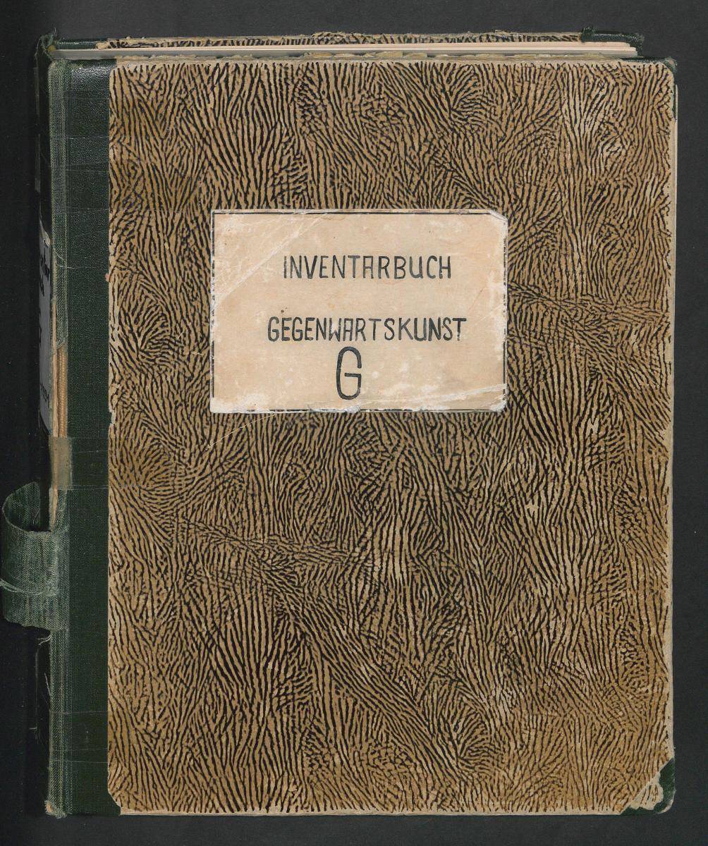 Inventarbuch Gegenwartskunst G Kunstgewerbemuseum - Berlin Inventarbuch Nr. 1