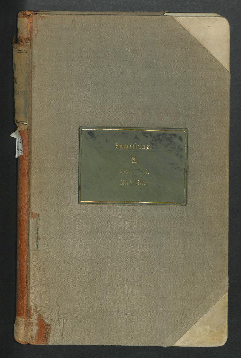 III. Majolika Nr. 1681-2400.