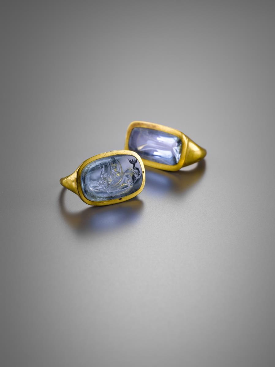 Fingerringe mit Aquamarinen