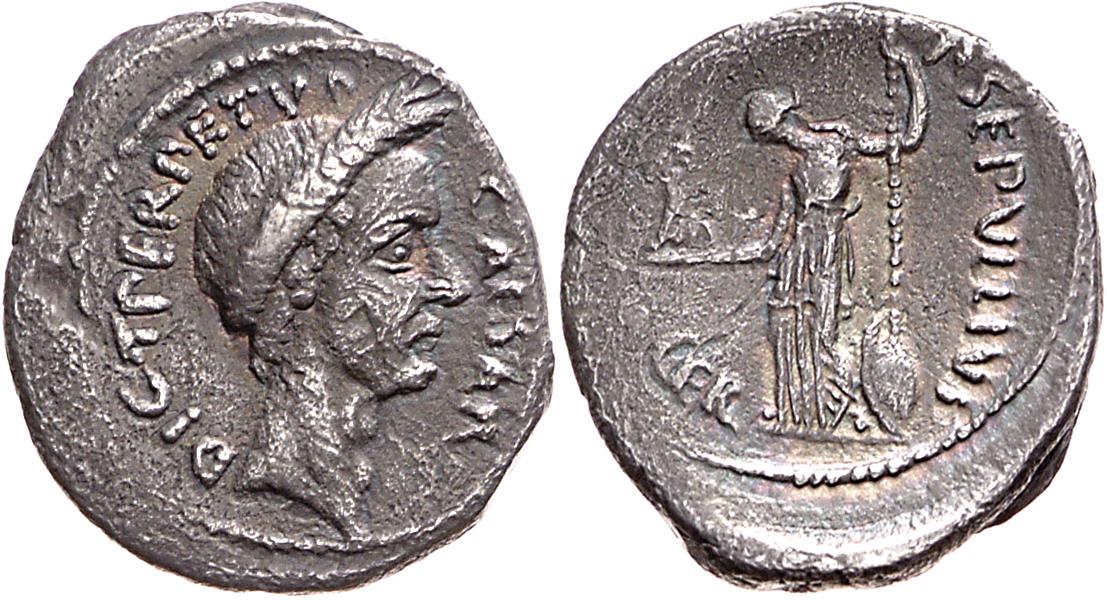Röm. Republik: C. Iulius Caesar und P. Sepullius Macer
