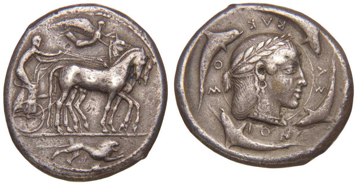 Syrakus: Dekadrachme (sog. Demareteion)
