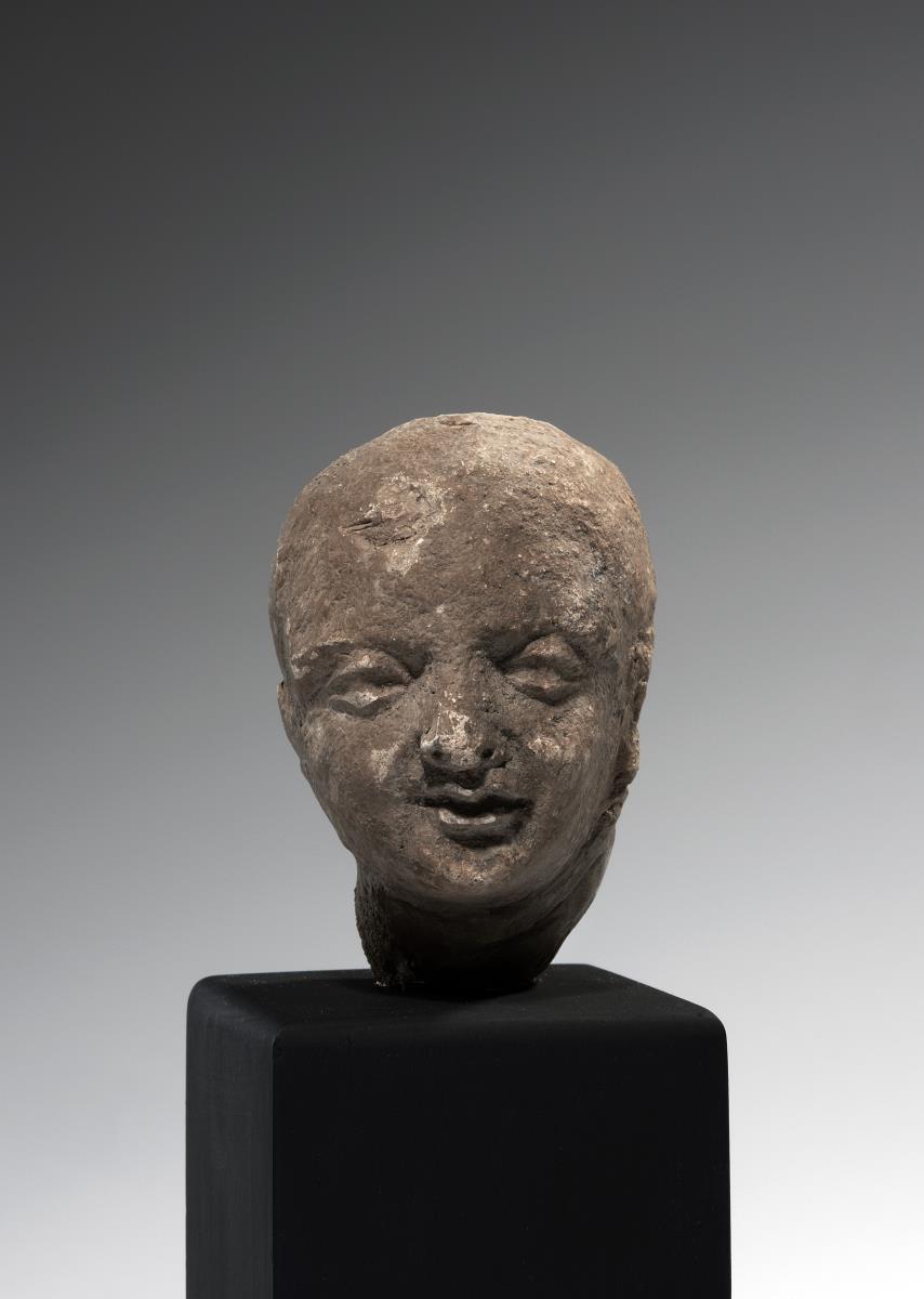 Kleiner Kopf eines Mönchs