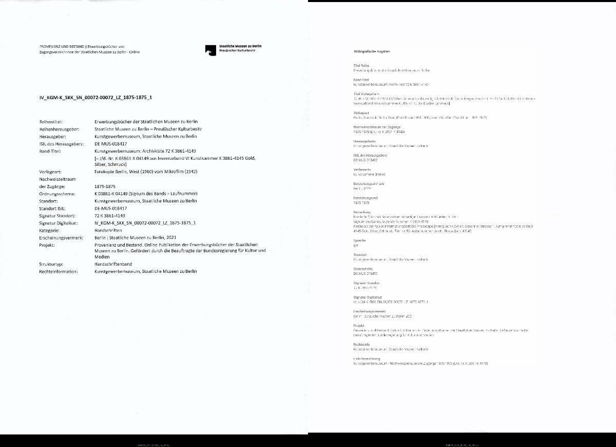 VI. Gold, Silber und Schmucksachen. Nr. 3861 - 4149