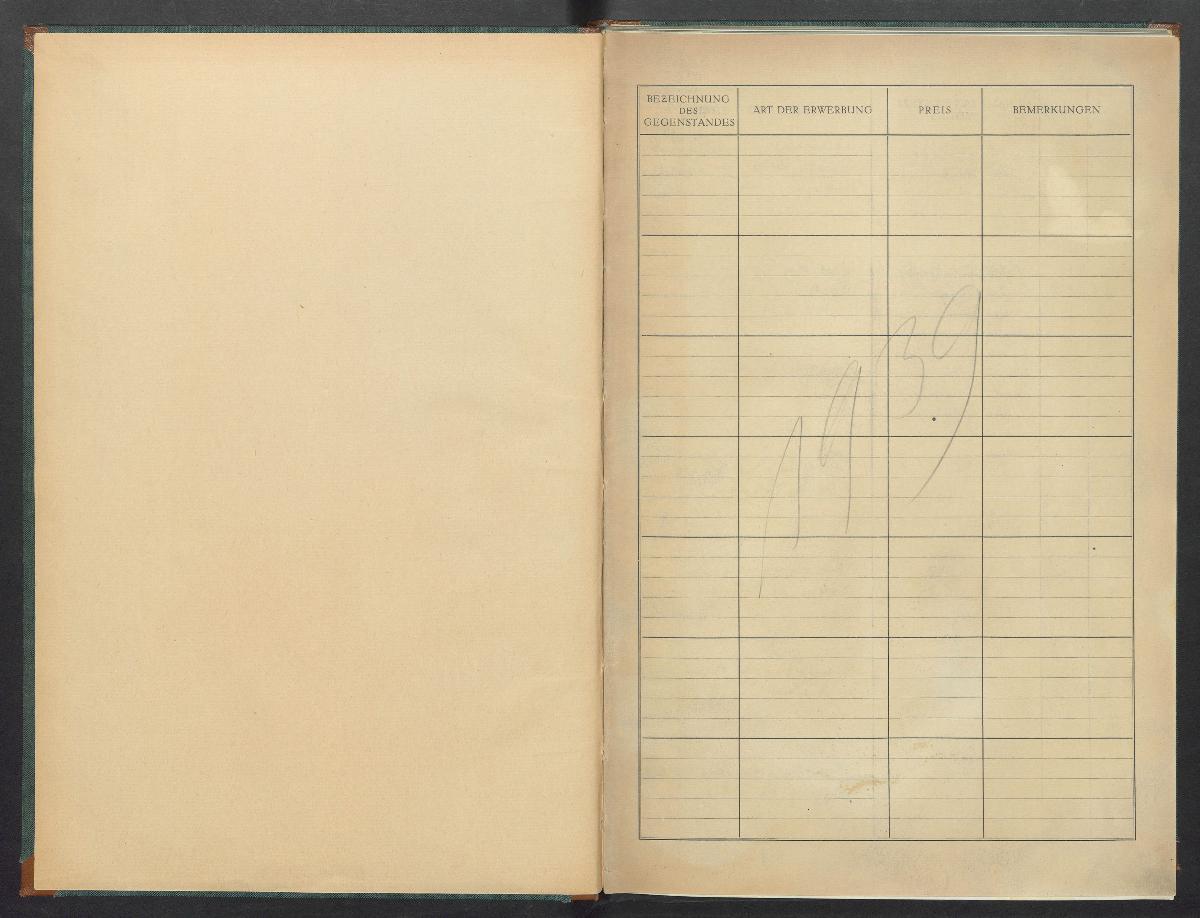 Erwerbungsbuch 1939-1948